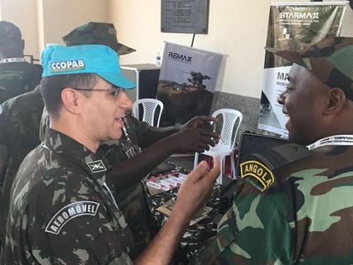 Intrutor do CCOPAB e militar Angolano na Direção do Exercício