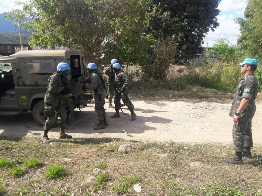 Intrutor do CCOPAB acompanhando ações do Exercício Felino