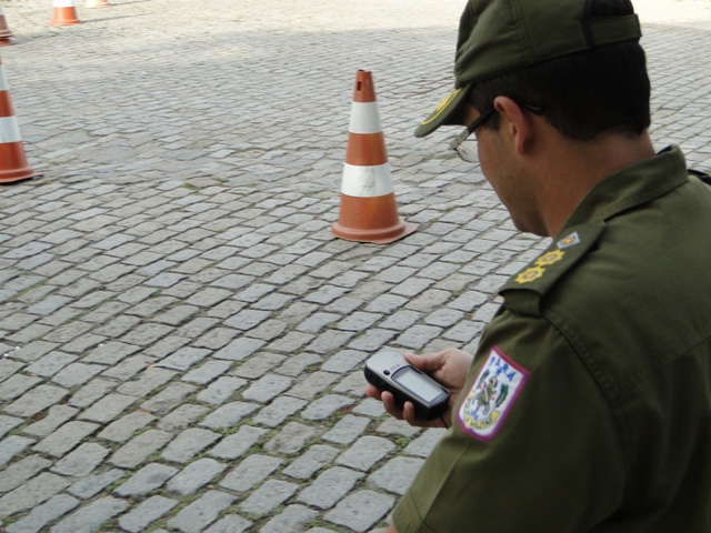 Execução de pista de orientação utilizando GPS